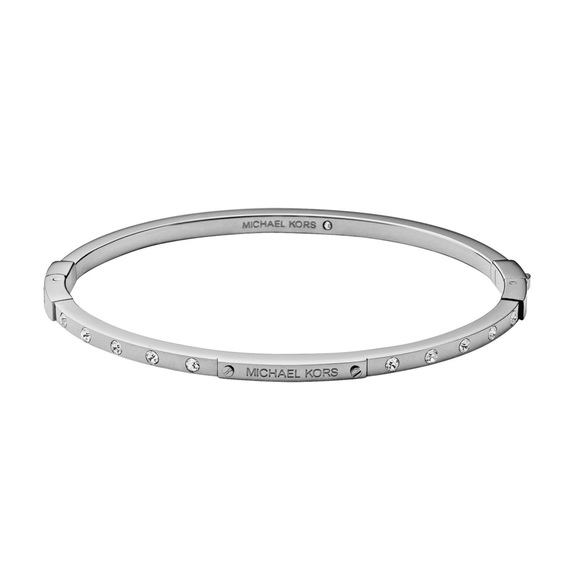 Michael Kors Silver Bangle Bracelet - Picture 1 of 6